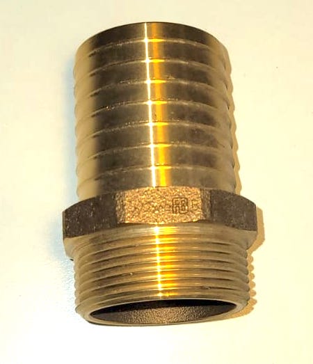 BSP Bronze Fittings - Barbed Hose Adapter
