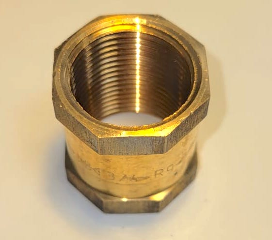 BSP Bronze Fittings - Straight Couplers